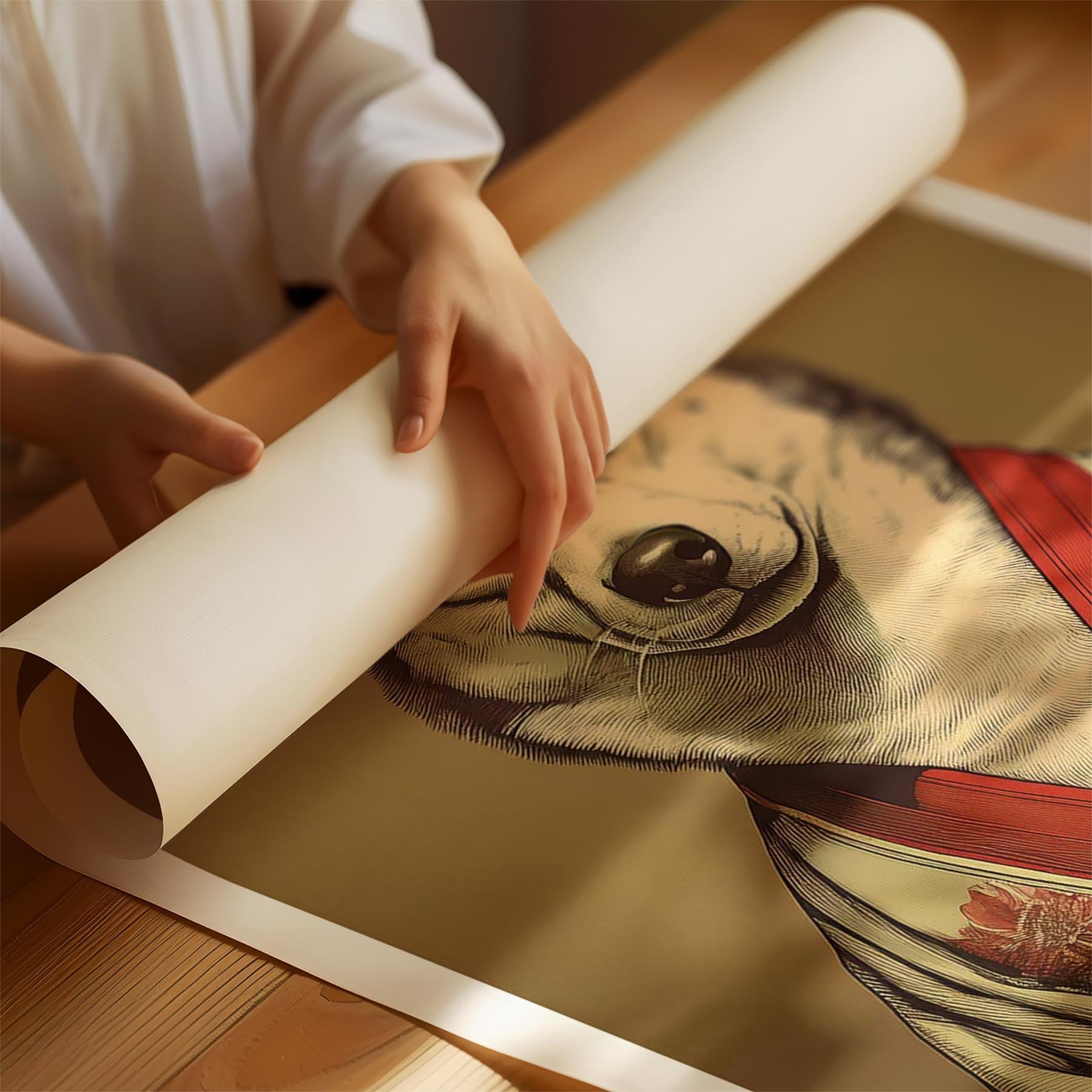 Siberian Husky Japanse Kimono Dog Series image 1