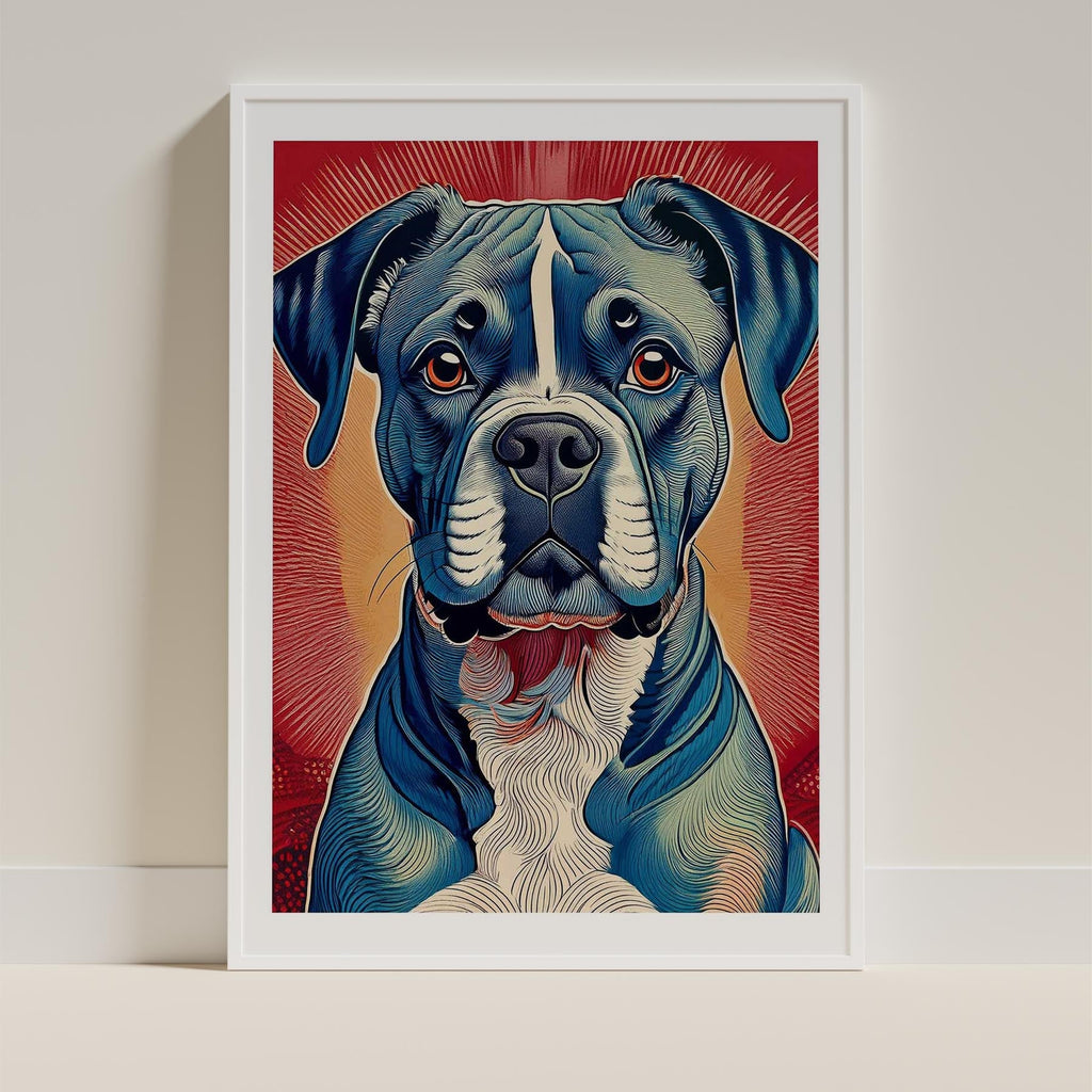 Boxer Hokusai Japanese Inspired Dog Series image 9
