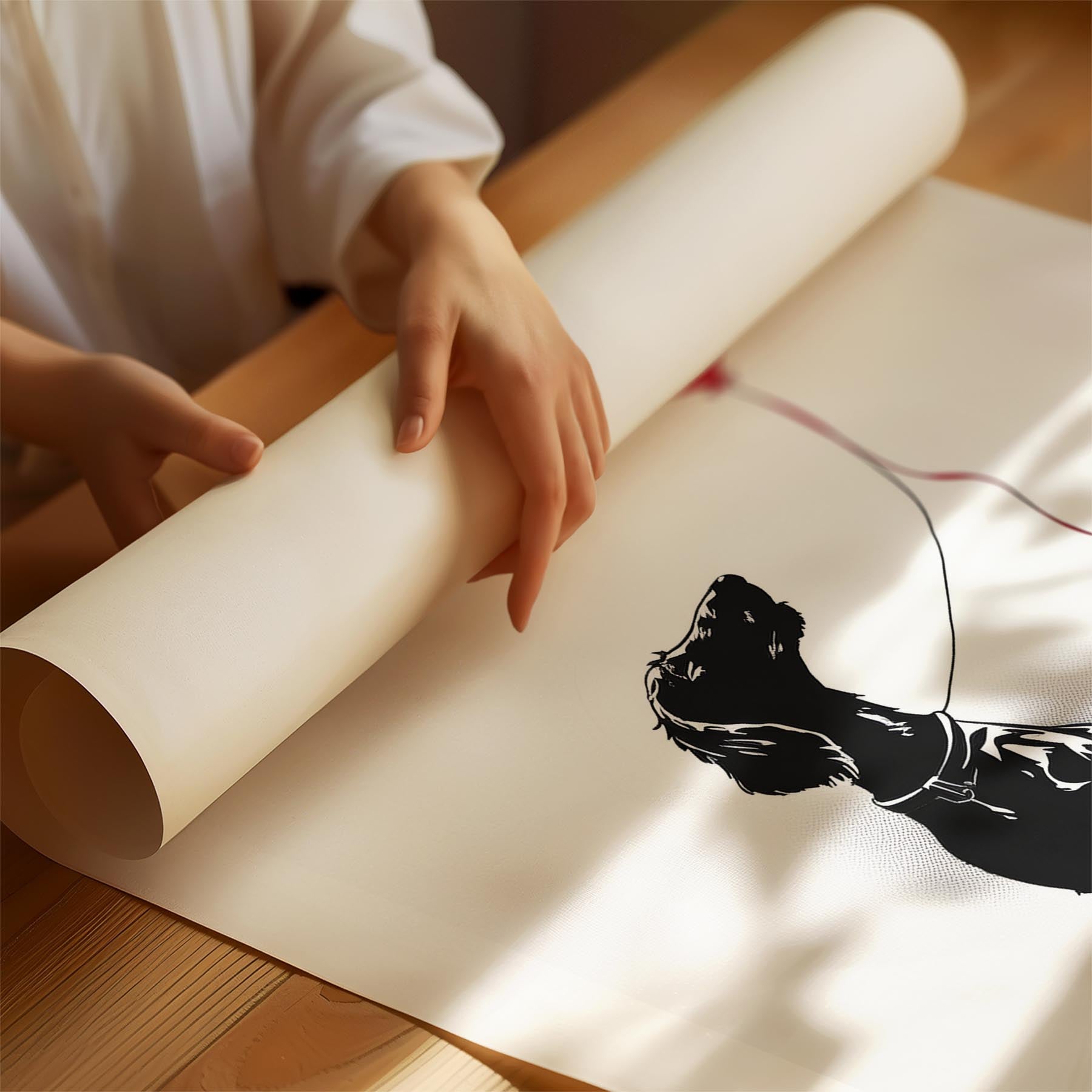 Greyhound DOGSY Series inspired by the Art of Banksy with text Dogsy image 1