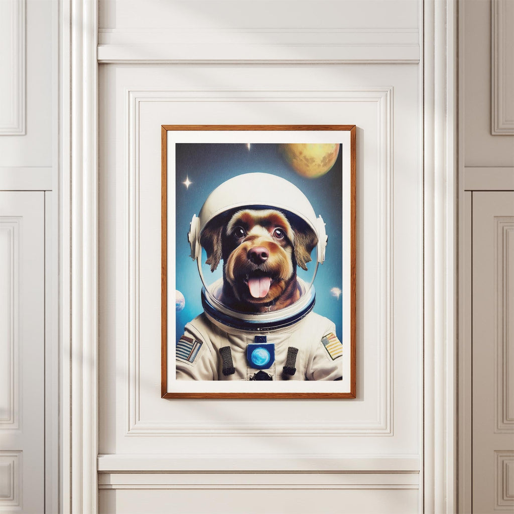 Black Russian Terrier Astronaut Dog Series image 3