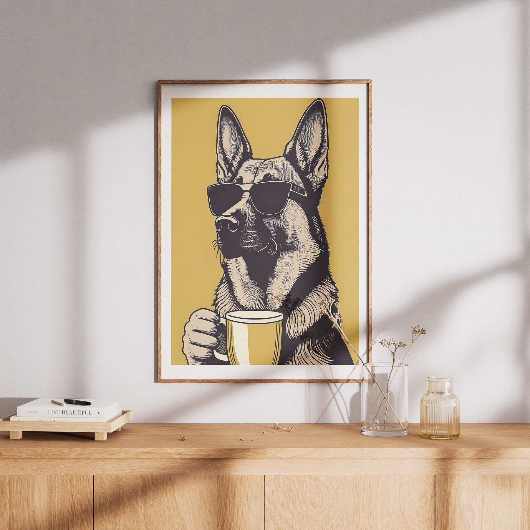 German Shepherd Chillin Coffee Dog image 8