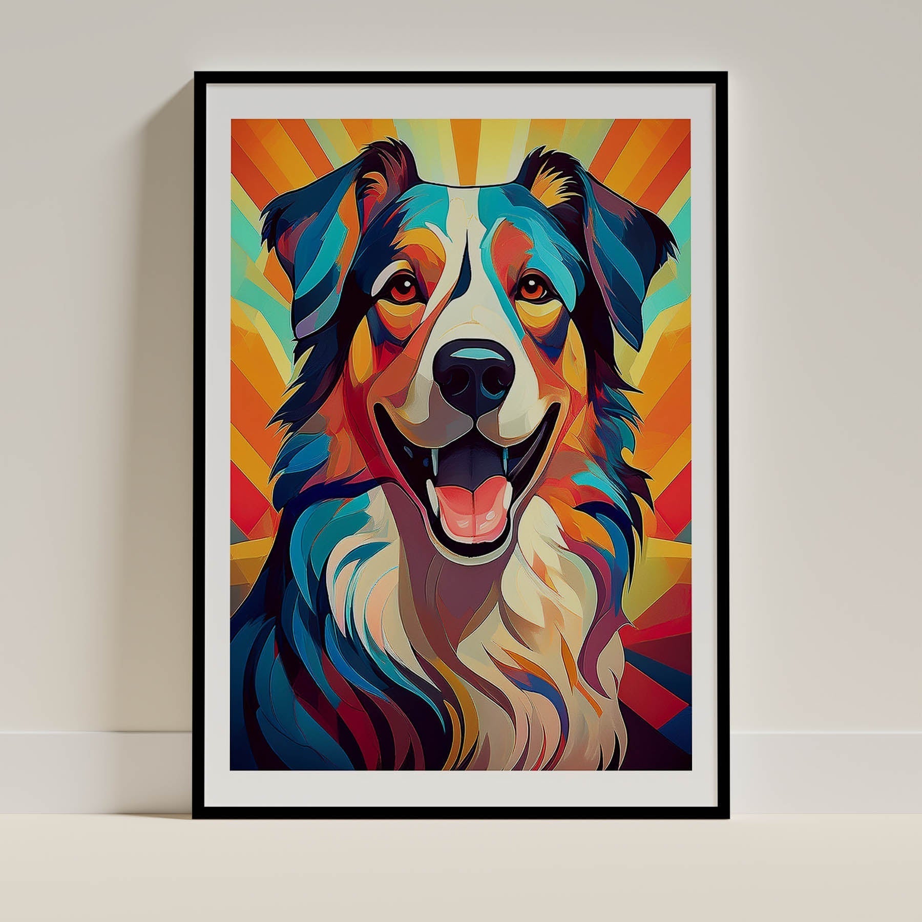 Border Collie Colour Graphics 6 image 0