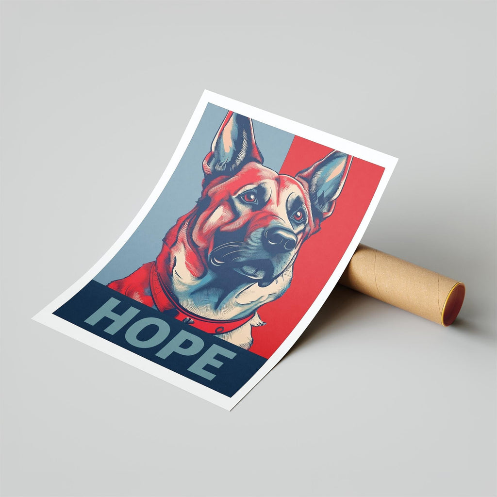 German Shepherd HOPE Series Inspired by the Obama Poster image 6