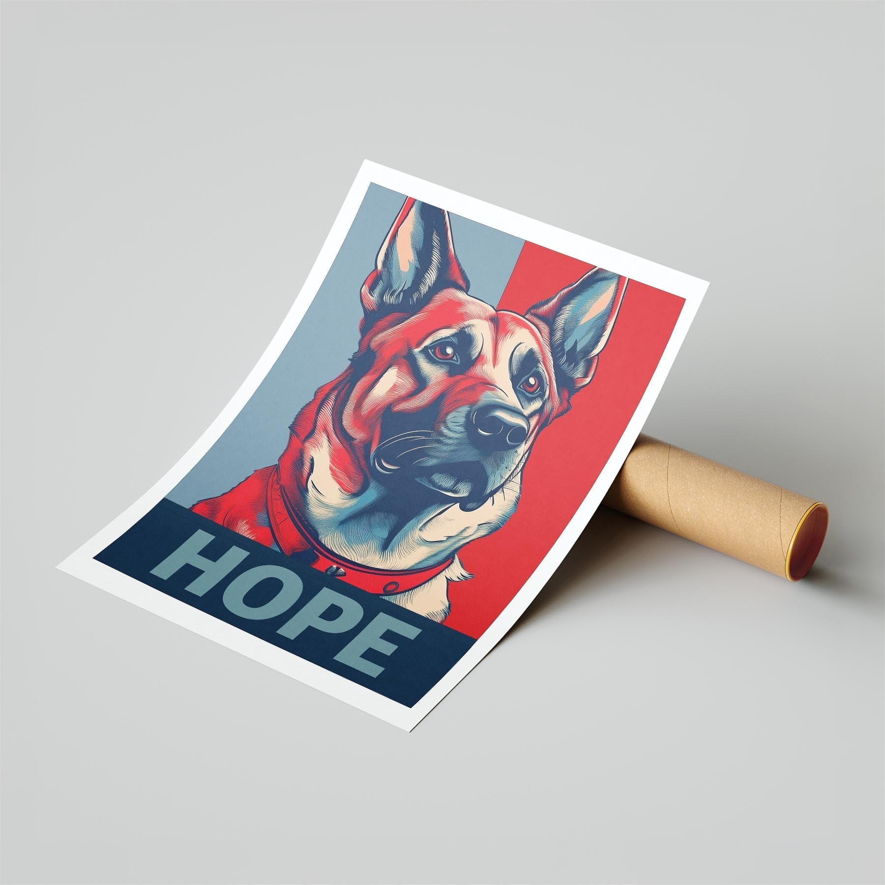 German Shepherd HOPE Series Inspired by the Obama Poster image 6