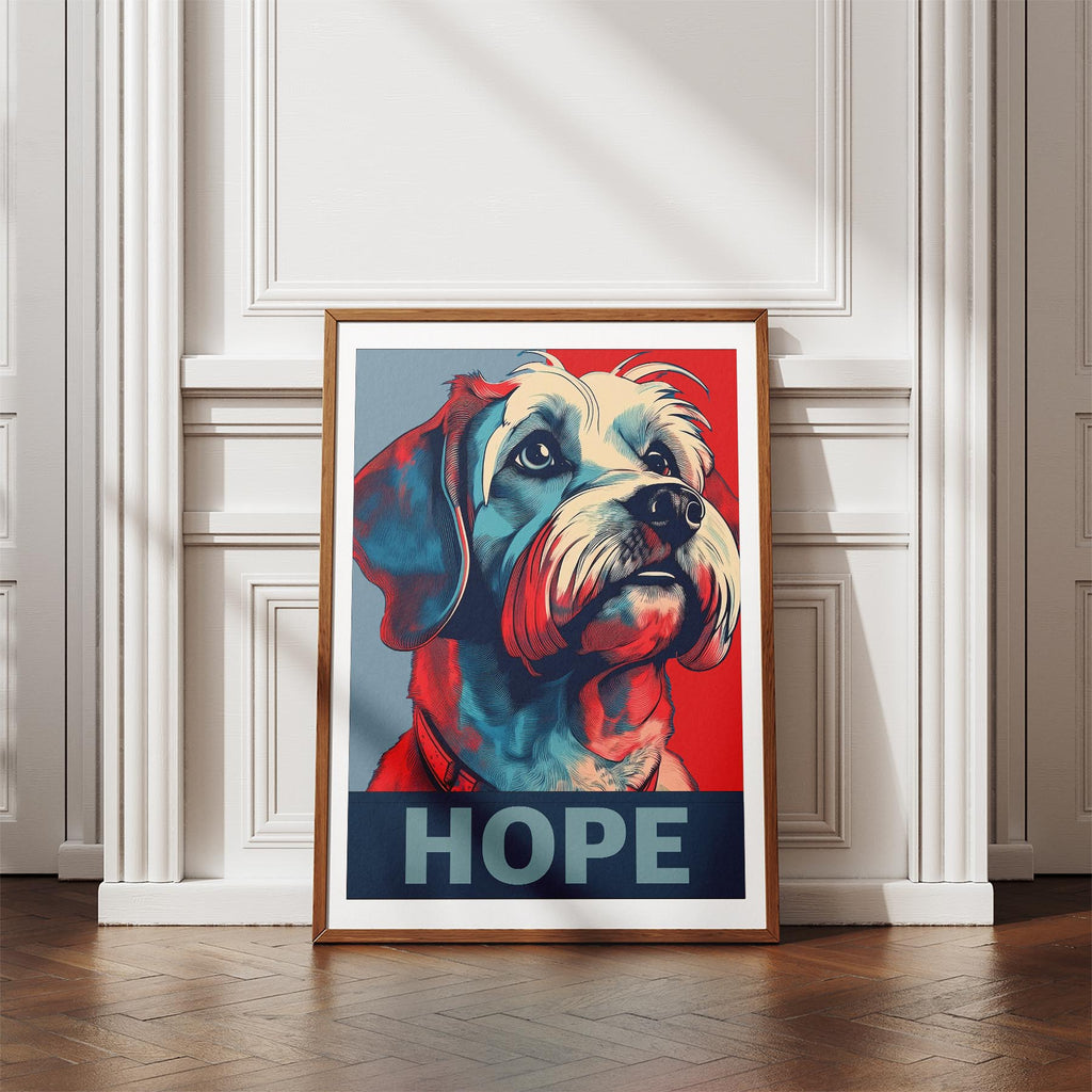 Maltese HOPE Series Inspired by the Obama Poster image 4