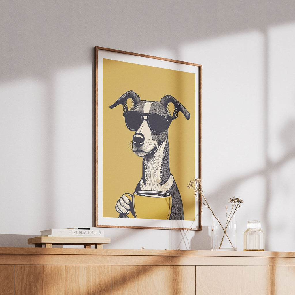 Whippet Chillin Coffee Dog image 6