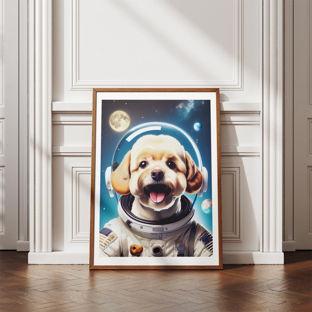 Bichon Frise Astronaut Dog Series image 4