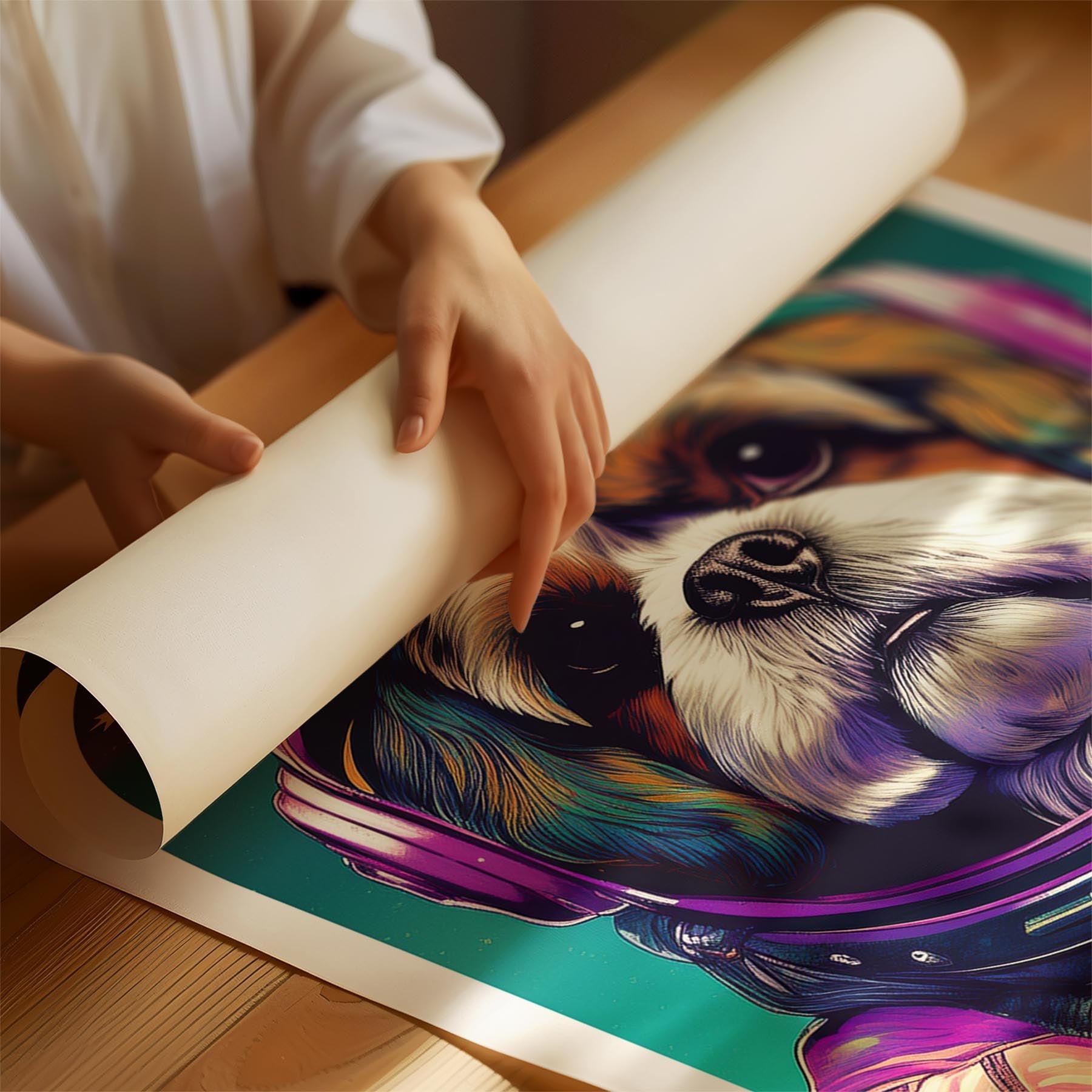 Shih Tzu Space Dogs Series image 1