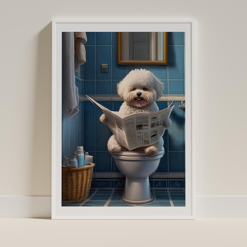 Bichon Frise Toilet Humour Dog Series image 9