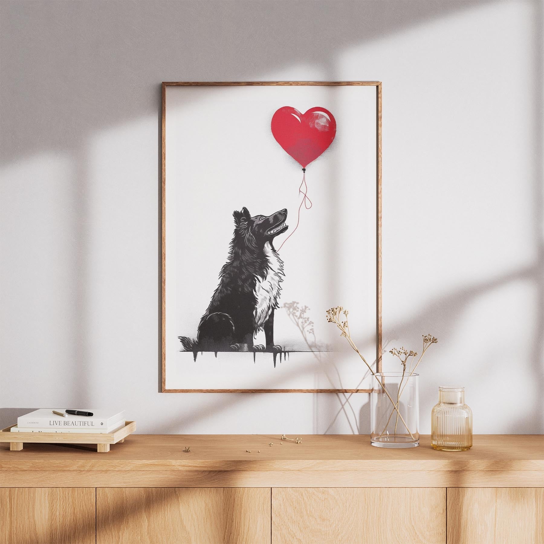 Rough Smooth Collie DOGSY Series inspired by the Art of Banksy image 8