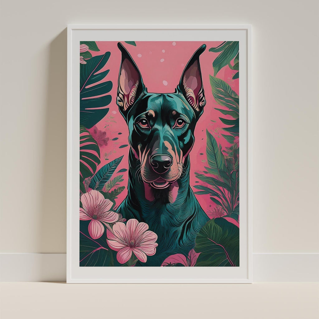 Doberman Flowery Dog image 10