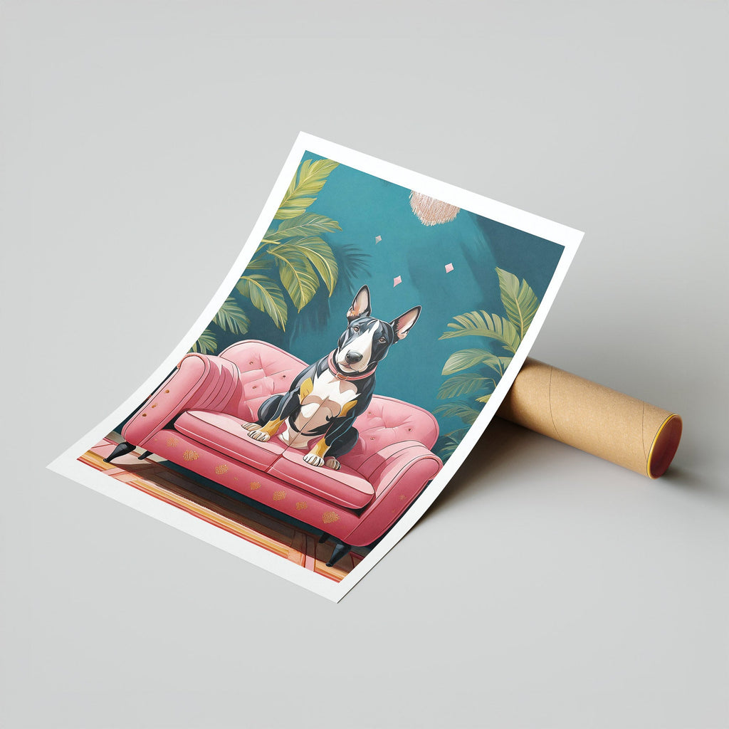 Bull Terrier  Just Lounging Around image 7