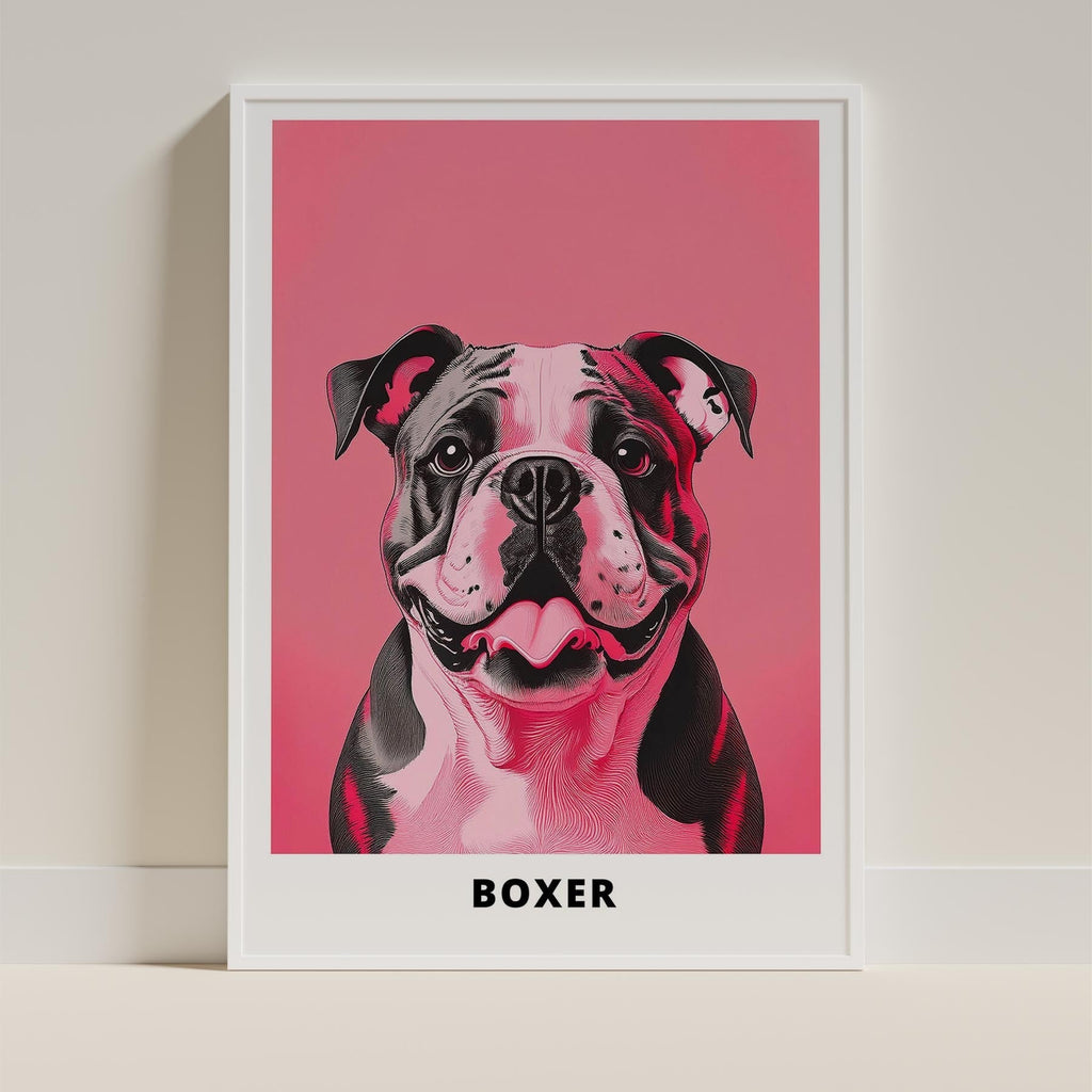 Boxer Pink and Black Dog Series  2 image 9