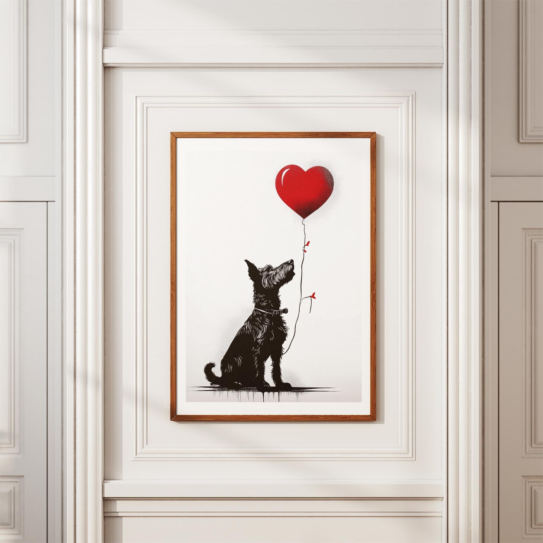 Fox Terrier DOGSY Series inspired by the Art of Banksy image 3