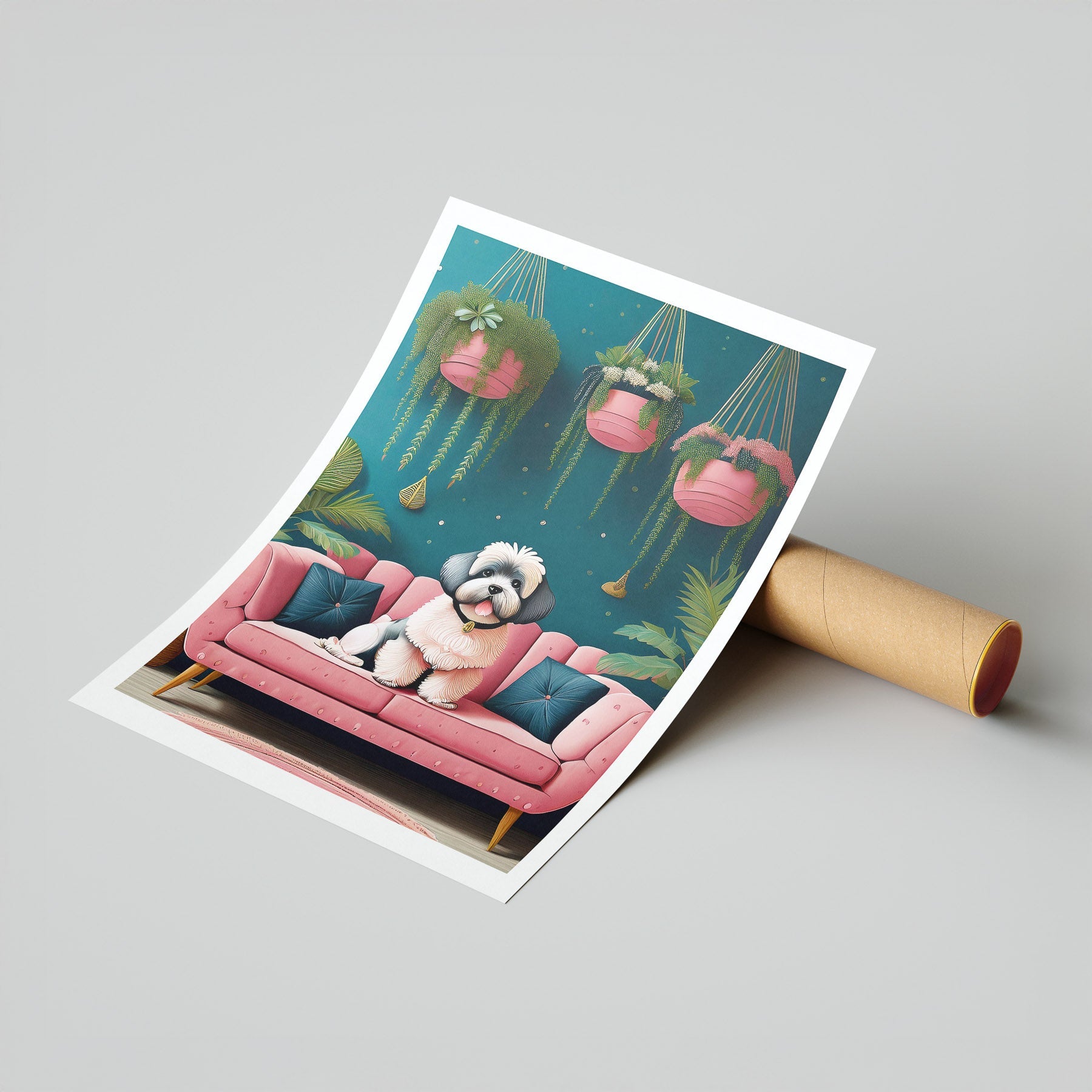 Bichon Frise Just Lounging Around image 7