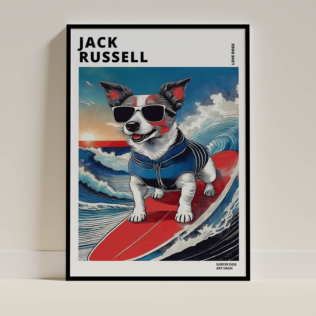 Jack Russel Hokosai Surfer Dogs 1 image 0