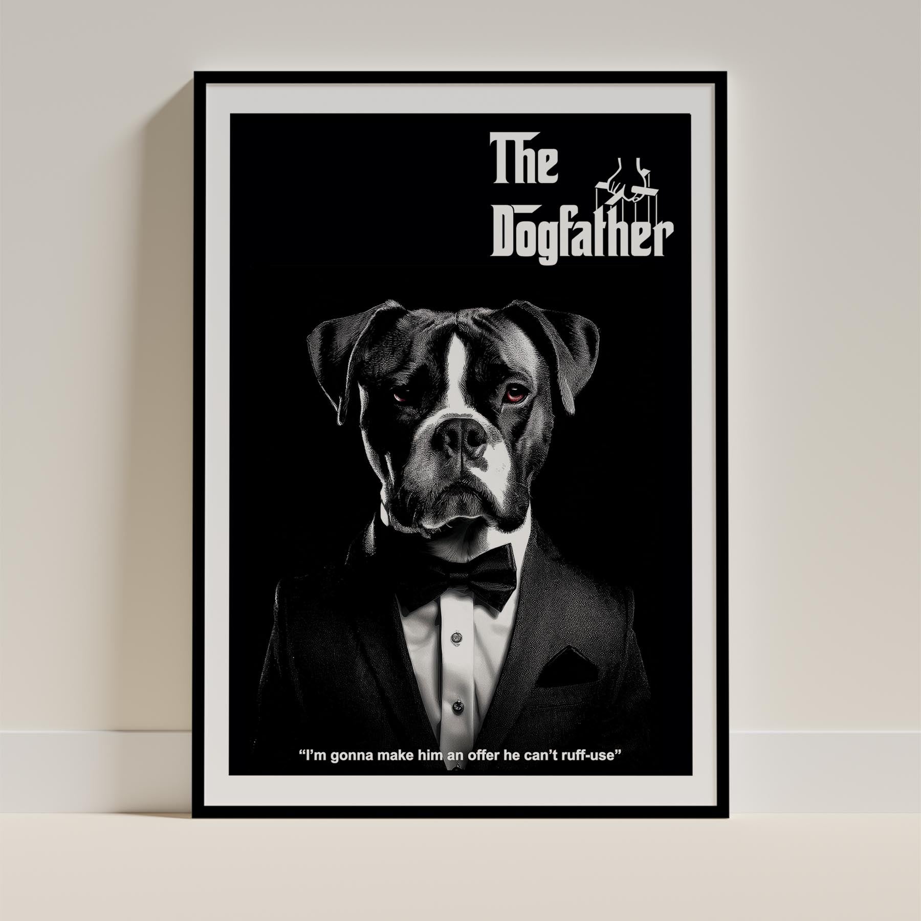 Boxer Mafia Dog Series image 0