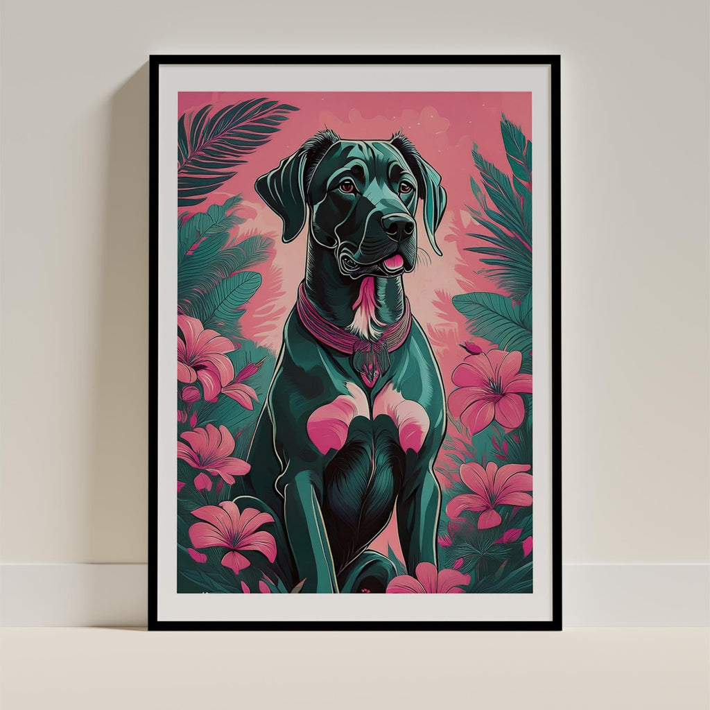 Great Dane Flowery Dog image 11