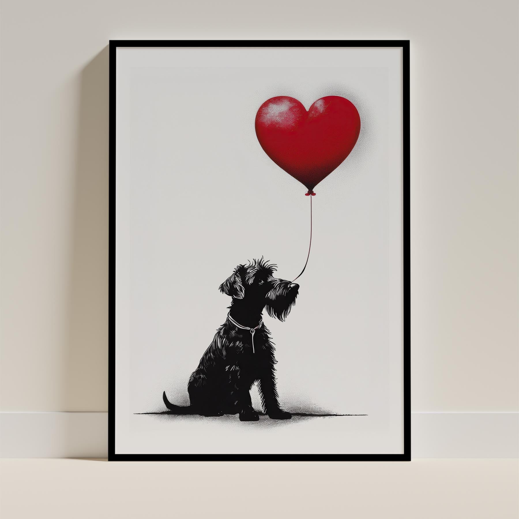 Irish Terrier DOGSY Series inspired by the Art of Banksy image 11