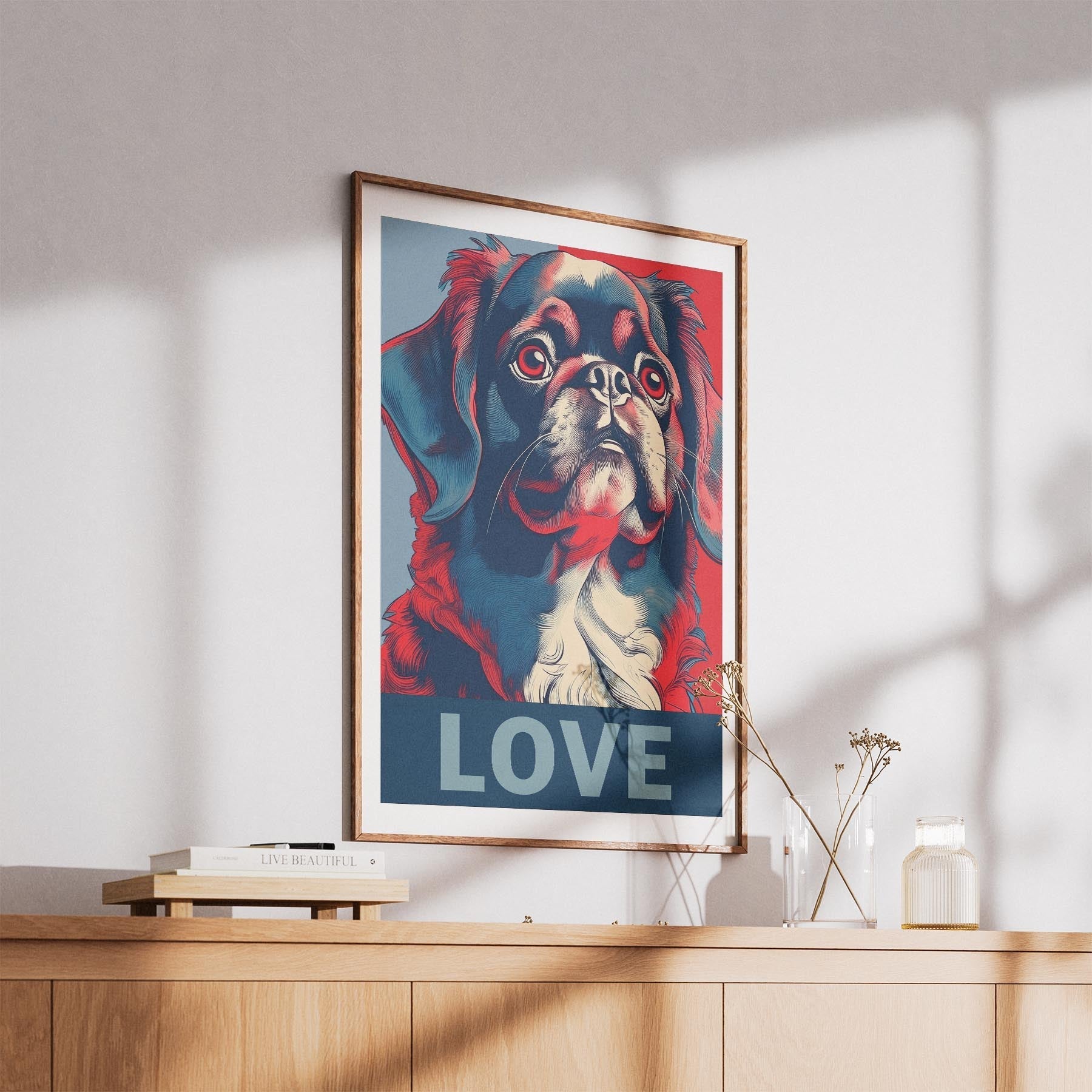 Pekingese LOVE Series Inspired by the Obama Poster image 5