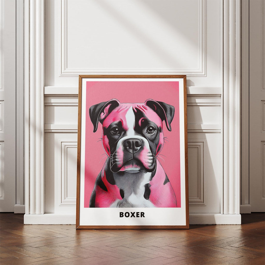 Boxer Pink and Black Dog Series 3 image 4