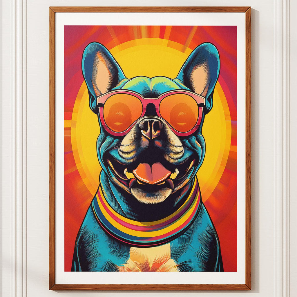 French Bull In Colourful Sunnies 1 image 12