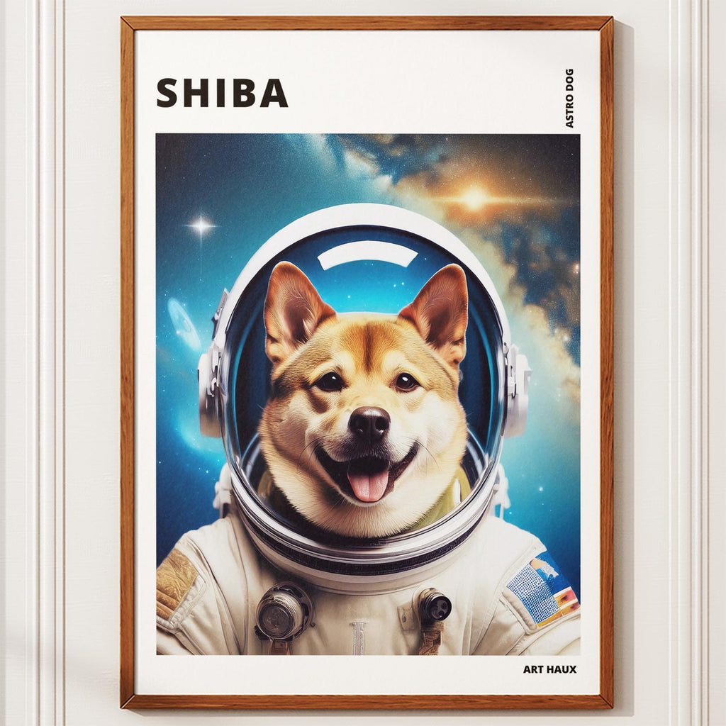 Shiba Astronaut Dog Series with Text Astro Dog image 10