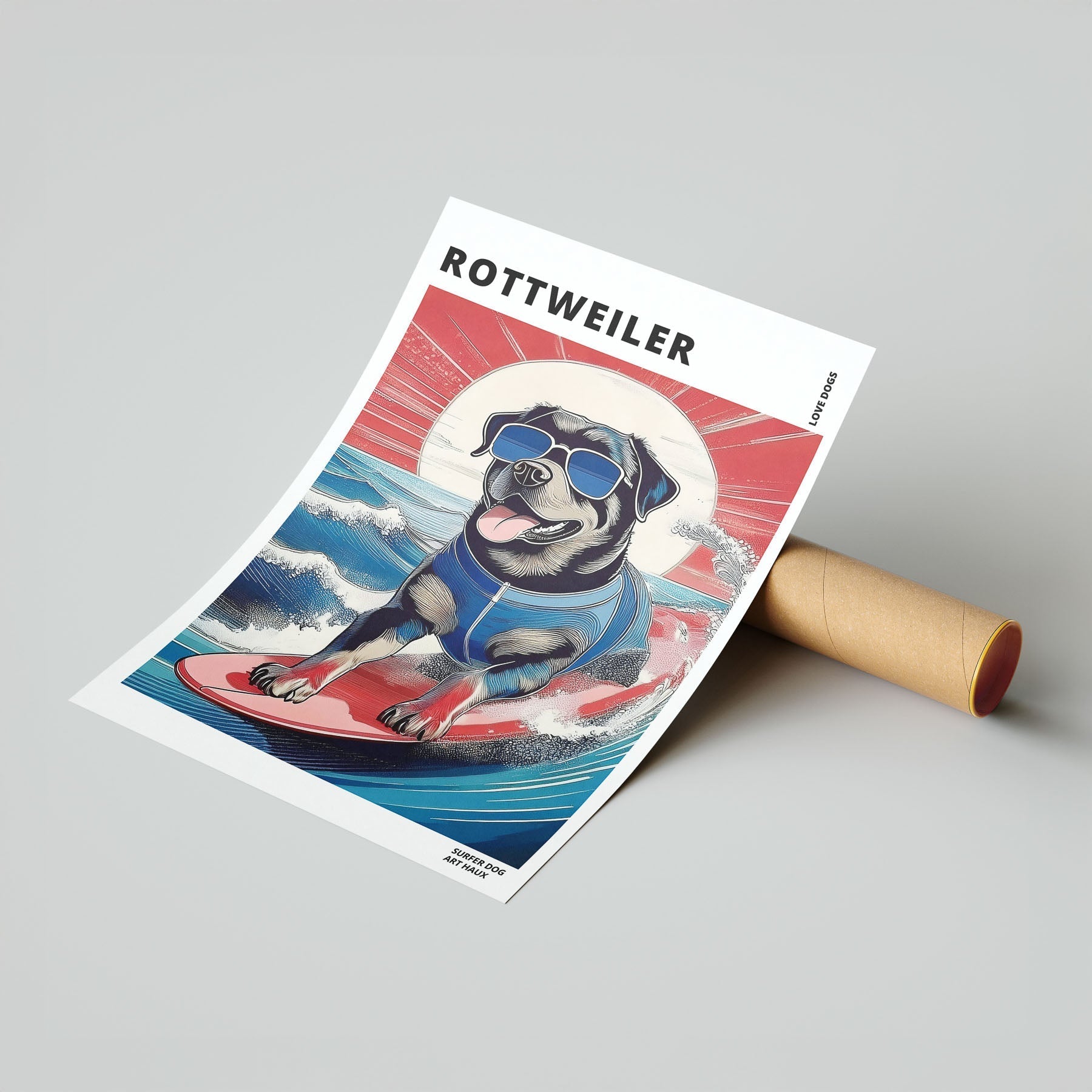 Airedale DOGSY Series inspired by the Art of Banksy with text Dogsy image 9