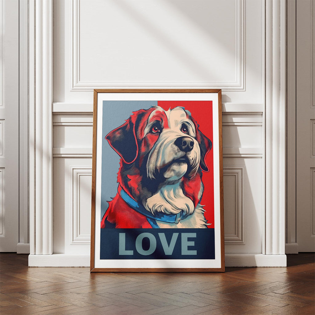 Smithfield Sheepdog LOVE Series Inspired by the Obama Poster image 4