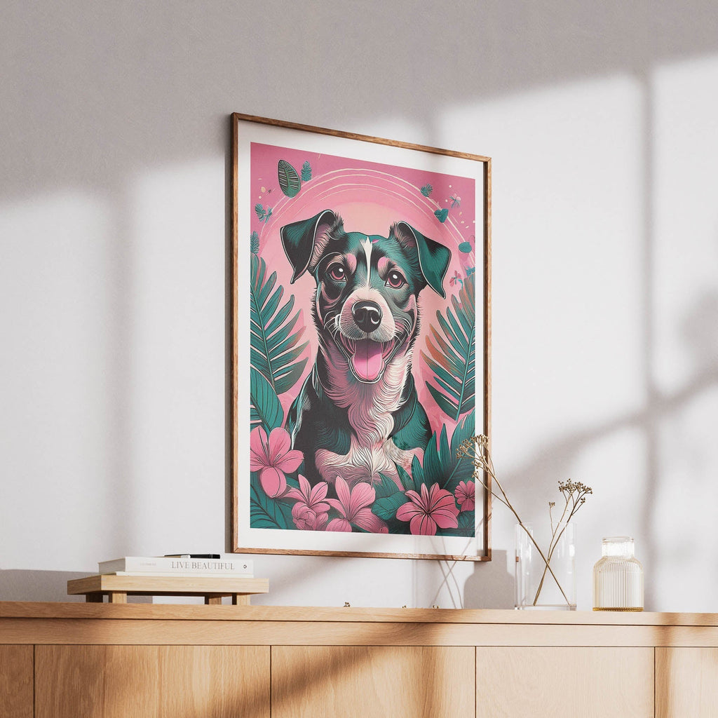 Jack Russell Flowery Dog image 6