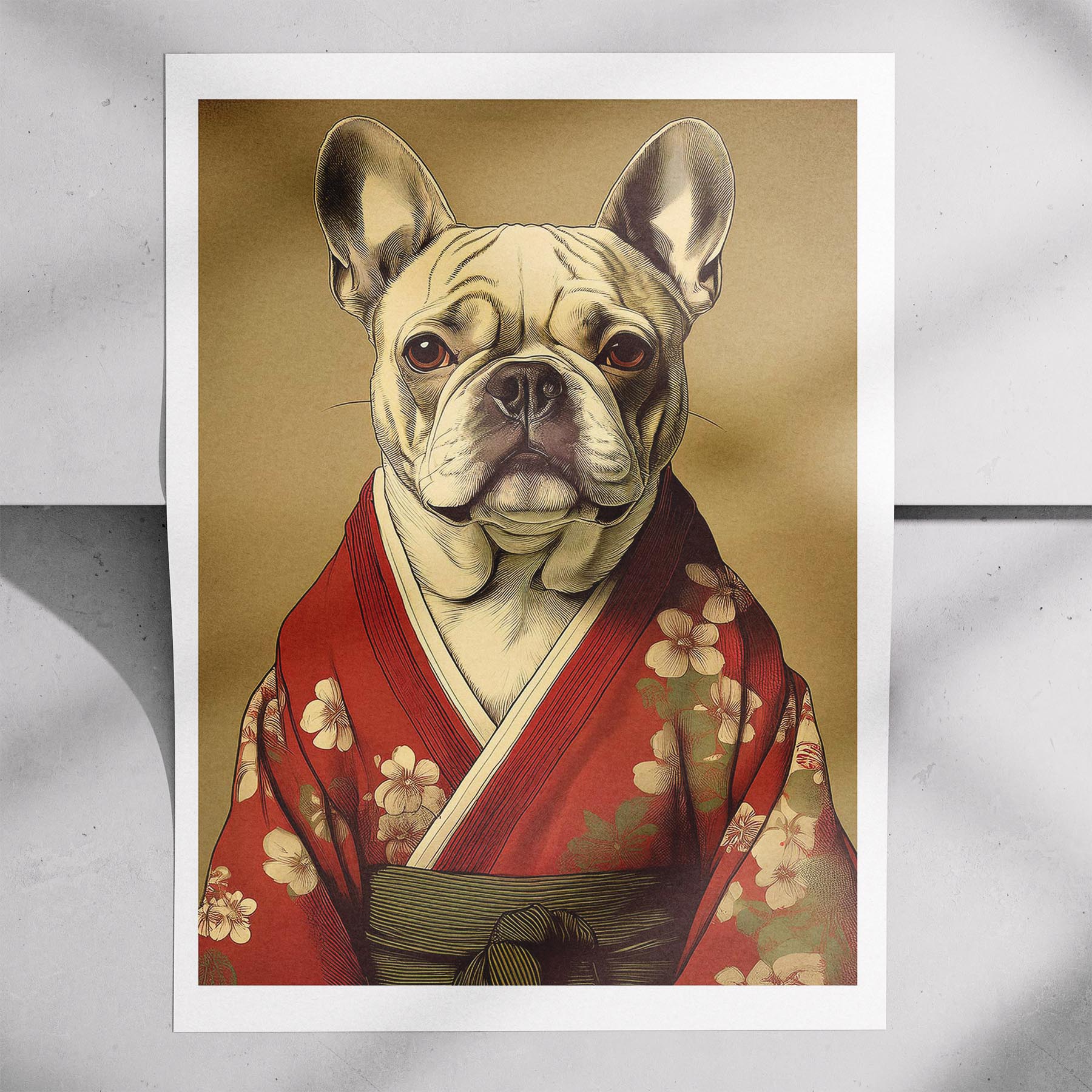 French Bulldog Japanse Kimono Dog Series image 7
