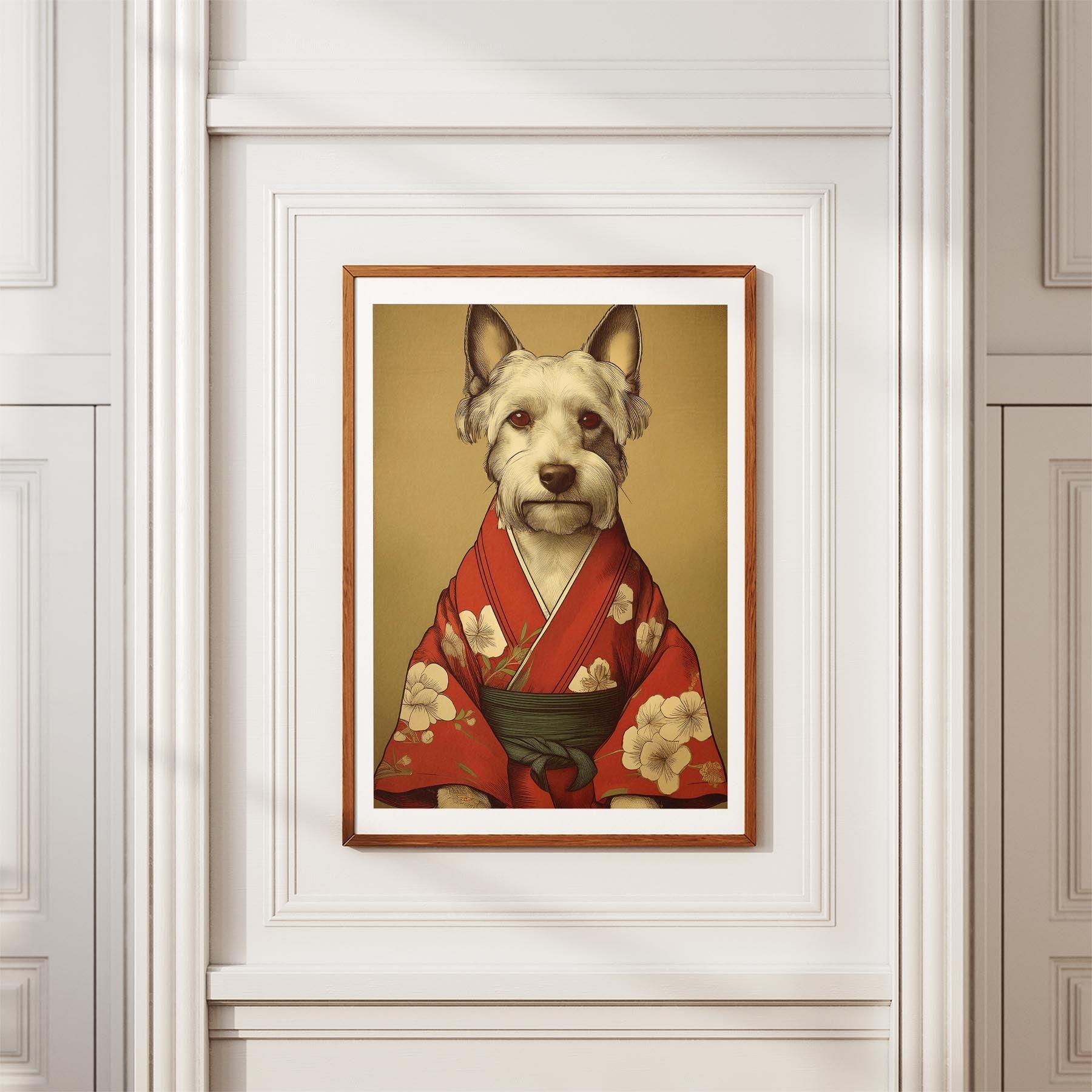Scottish Terrier Japanse Kimono Dog Series image 3