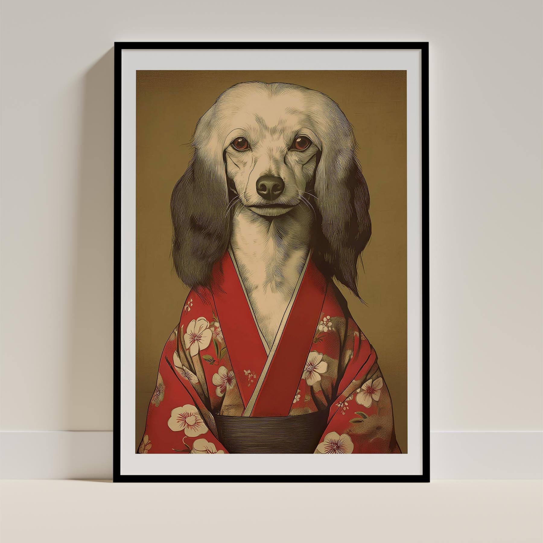 Afghan Japanse Kimono Dog Series image 0