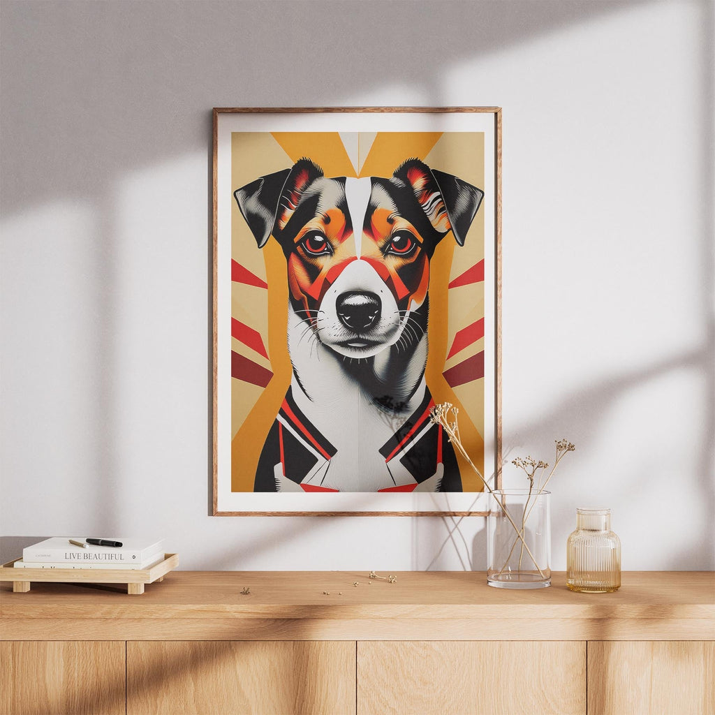 Jack Russell Geometric Orange Series image 8