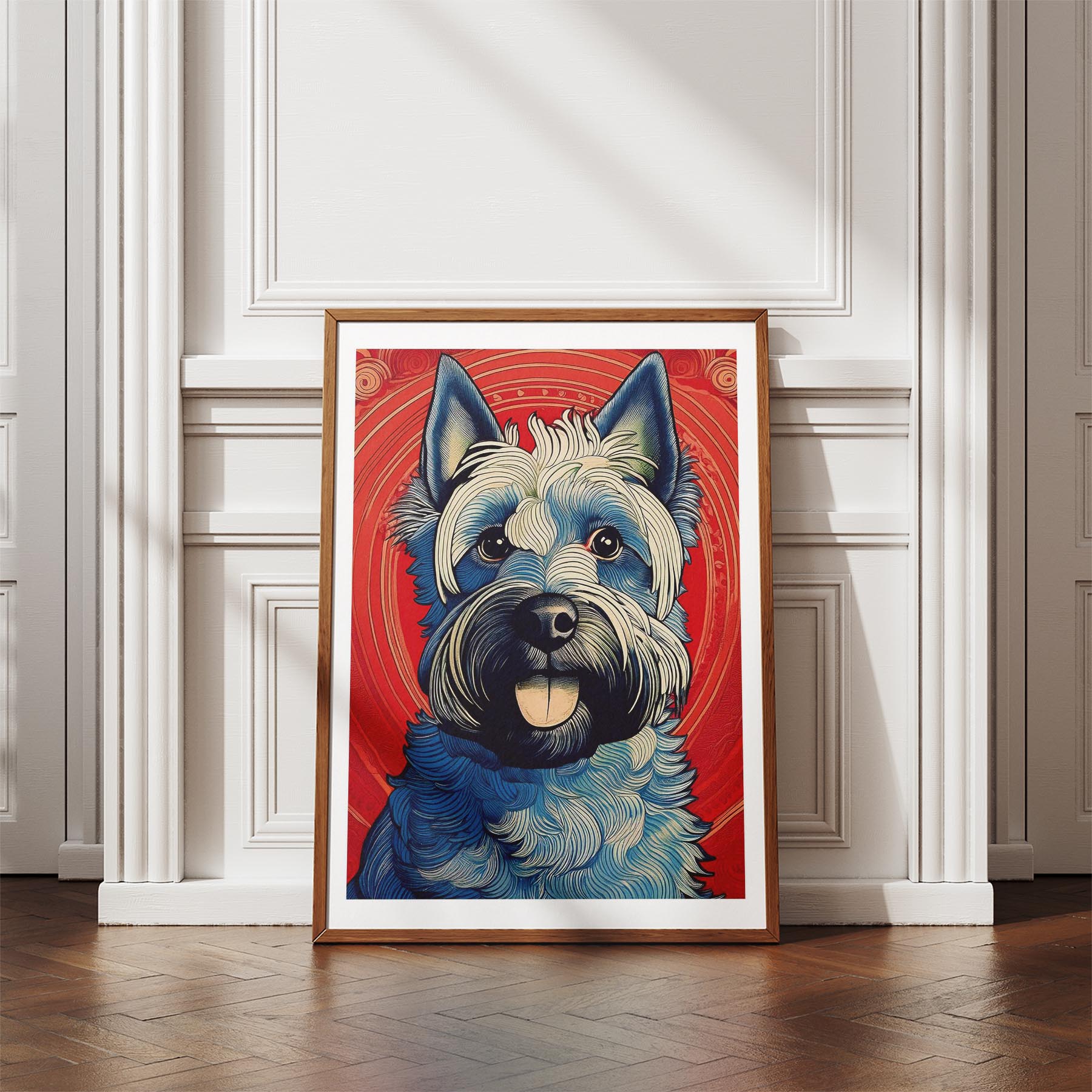 Scottish Terrier Hokusai Japanese Inspired Dog Series image 4