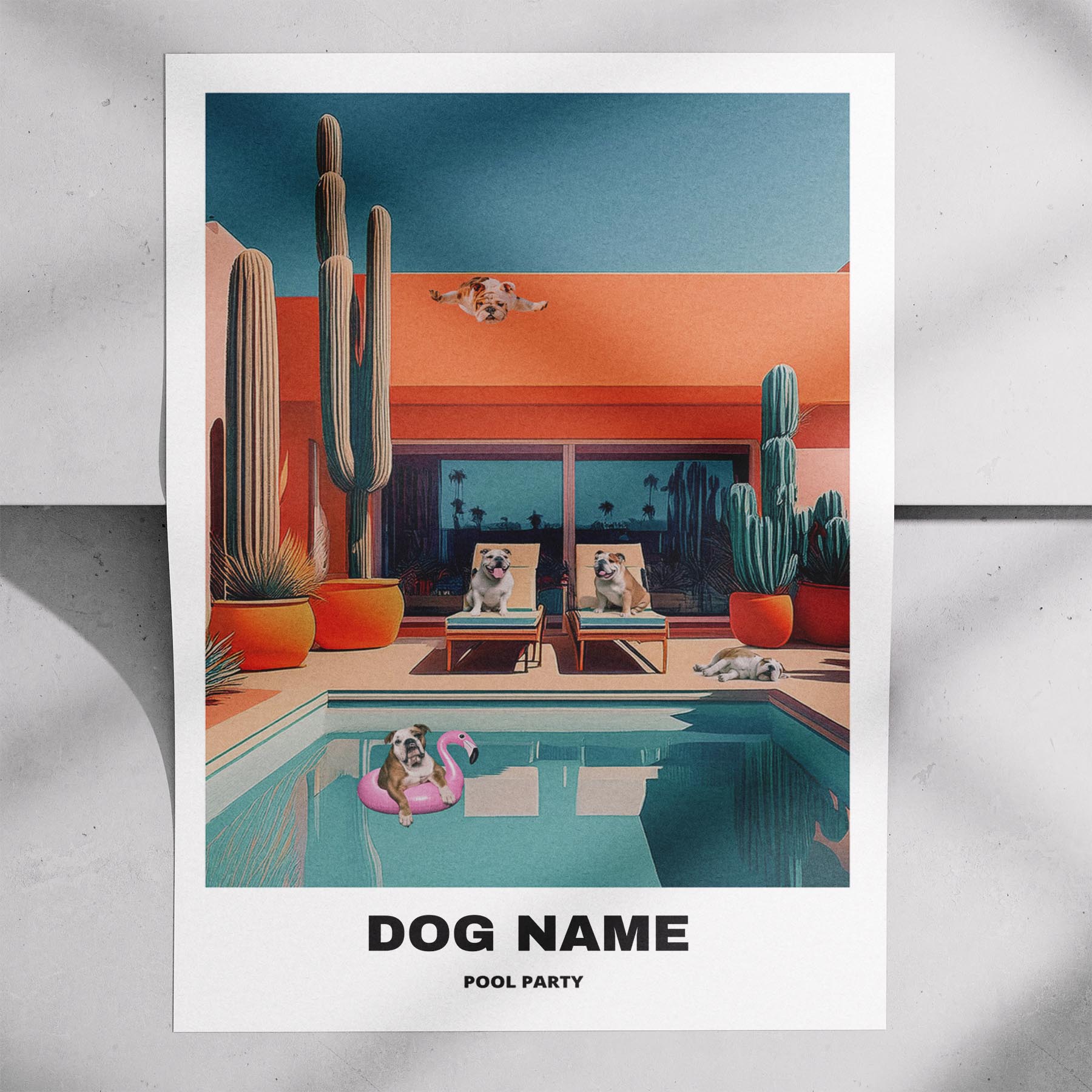 Bulldog Custom Pool Party WITH TEXT image 7