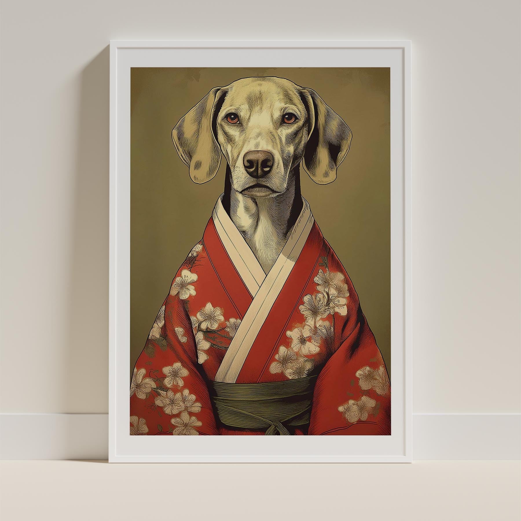 Hungarian Vizsla Japanse Kimono Dog Series image 9