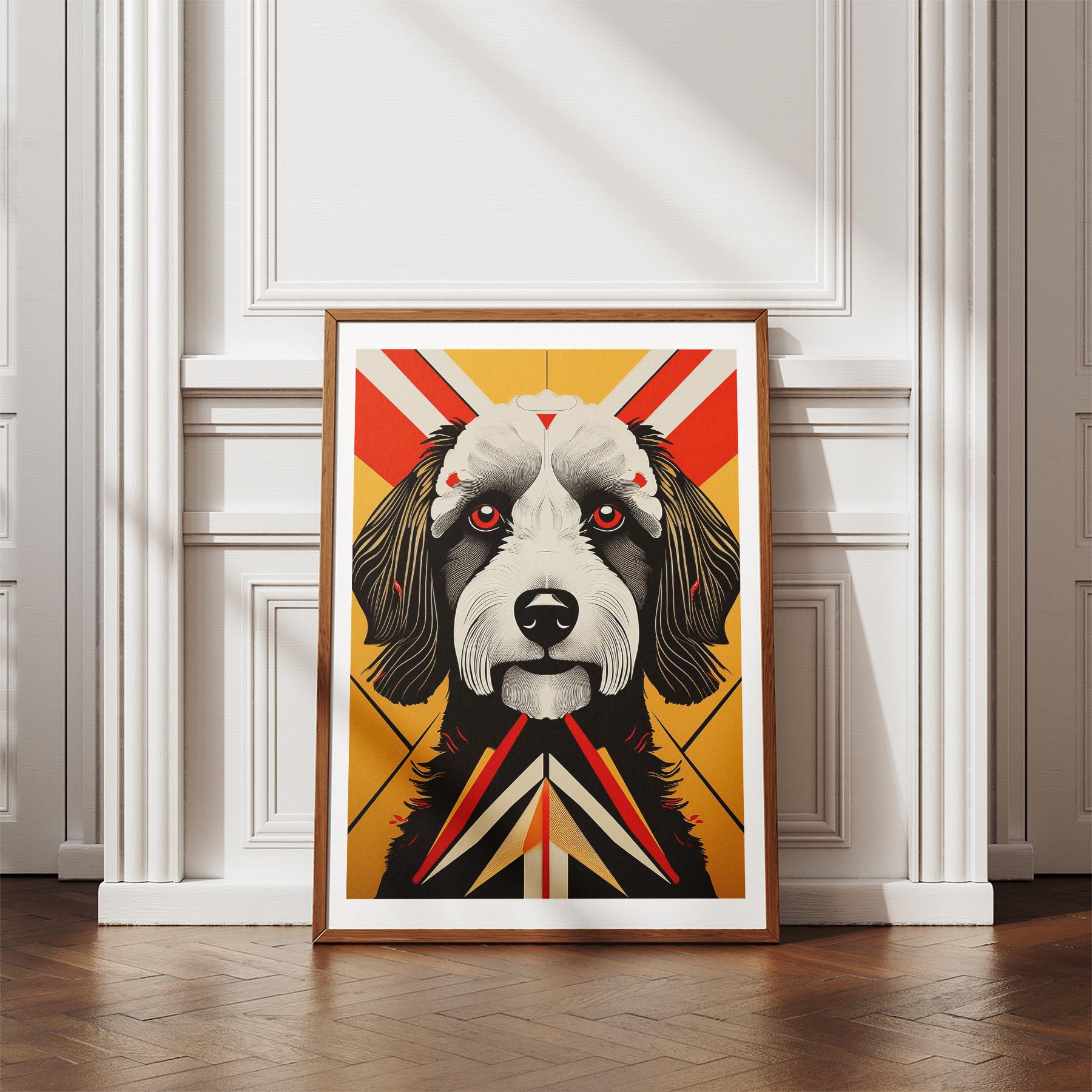 Groodle Geometric Orange Series image 4