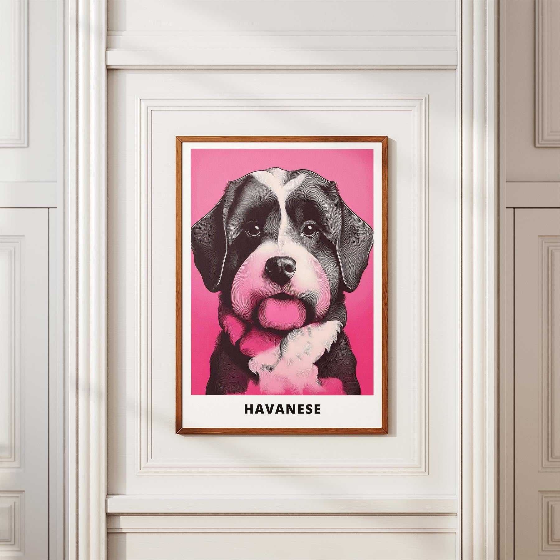 Havanese Pink and Black Dog Series 1 image 3