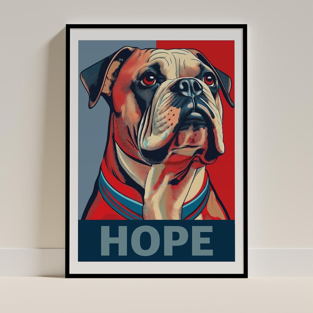 Bulldog HOPE Series Inspired by the Obama Poster image 11