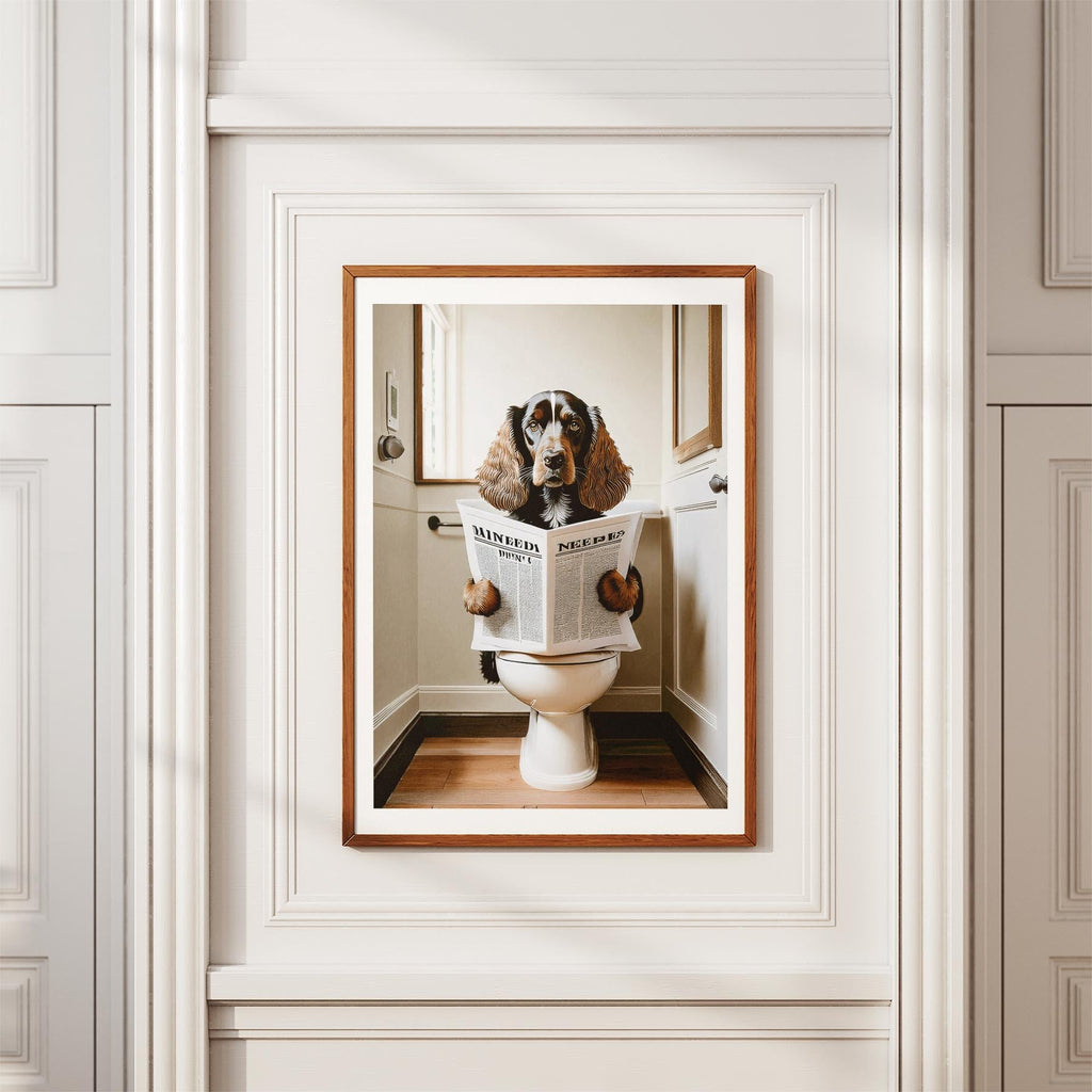 Cocker Spaniel Toilet Humour Dog Series 1 image 3