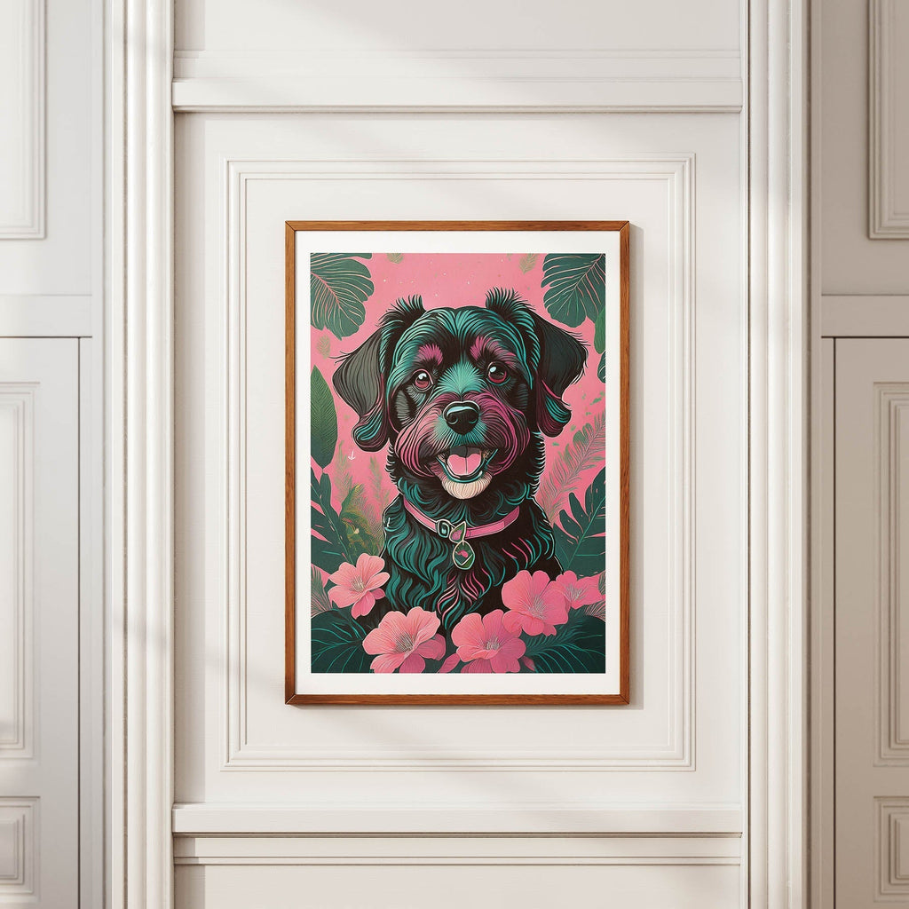 Jackapoo Flowery Dog image 3