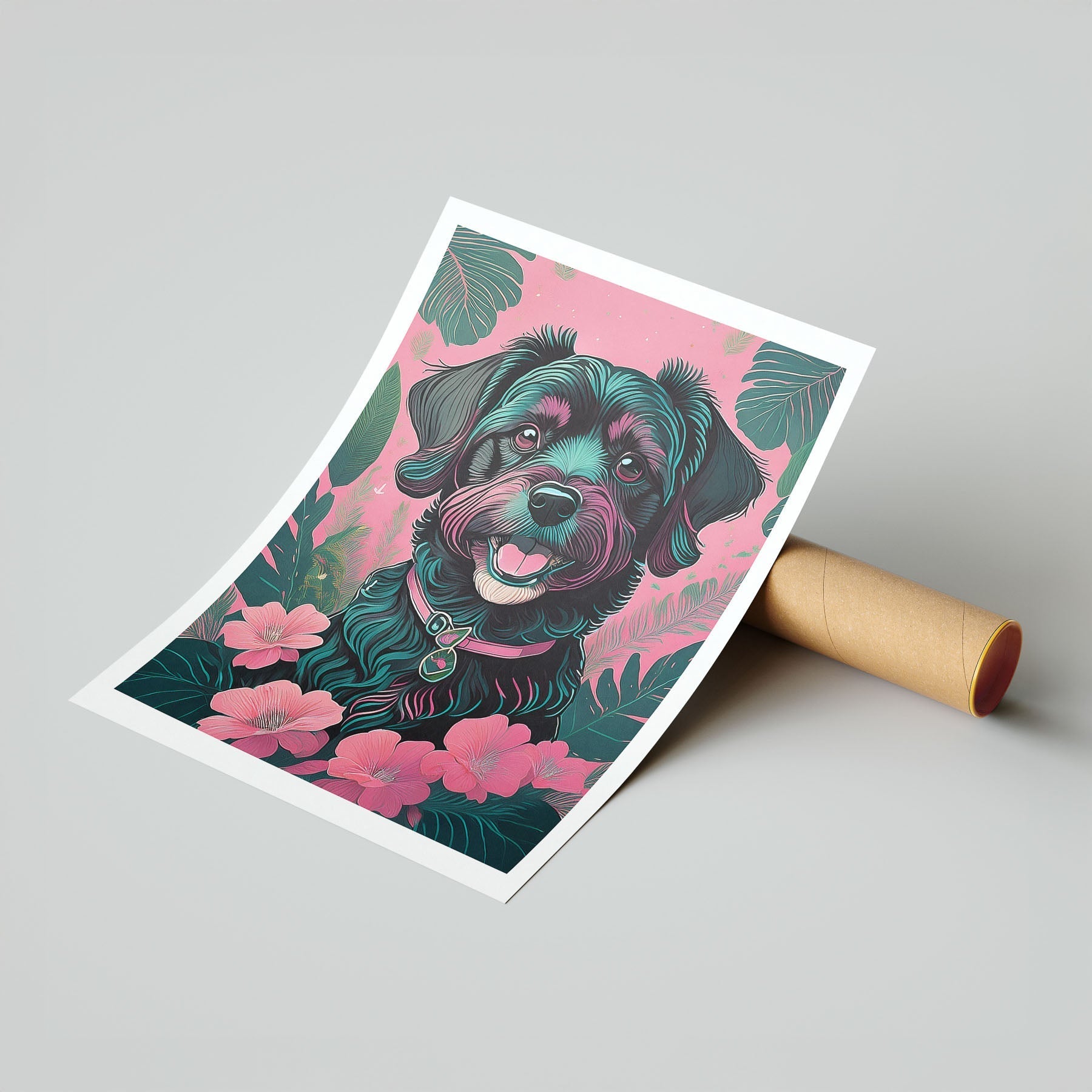 Jackapoo Flowery Dog image 7