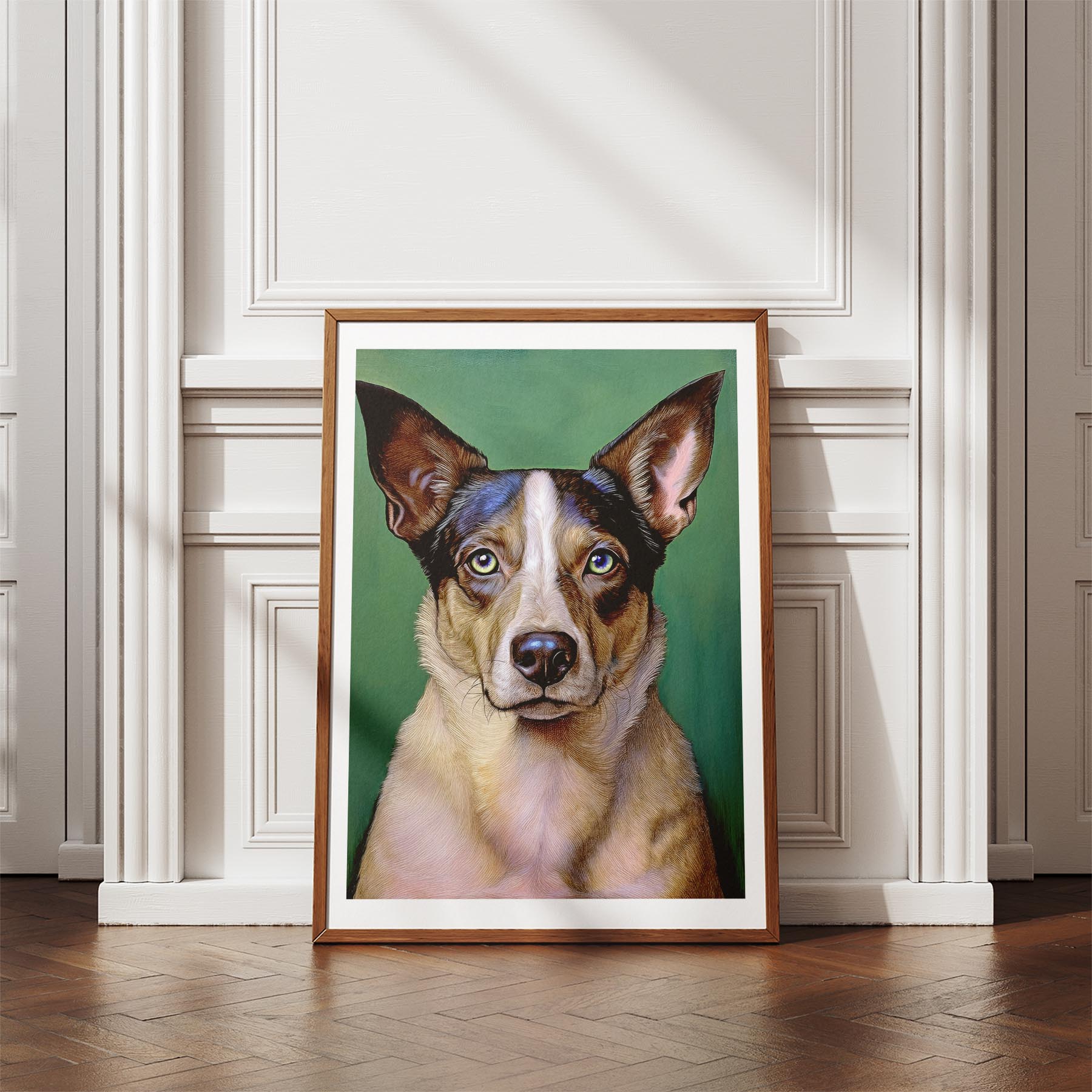 Cattle Dog Green Painted Series image 4