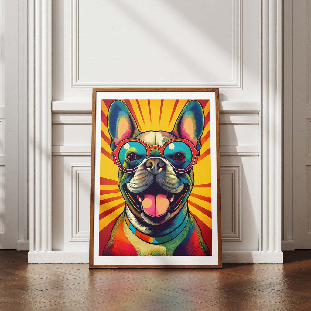 French Bull In Colourful Sunnies 2 image 4