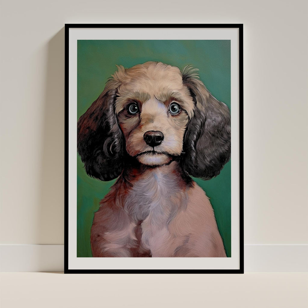 Cavoodle Green Painted Series image 0