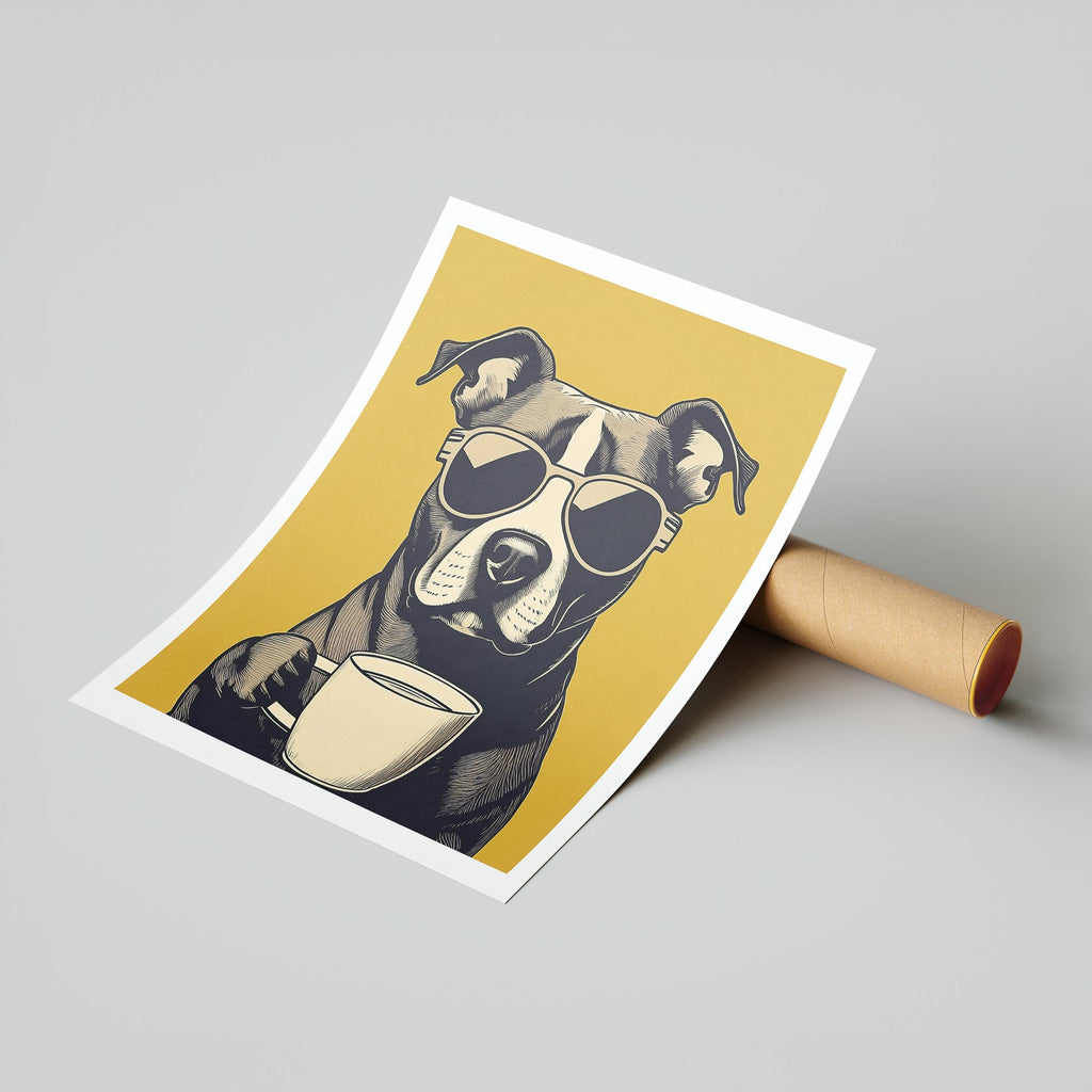 Staffordshire Chillin Coffee Dog image 7