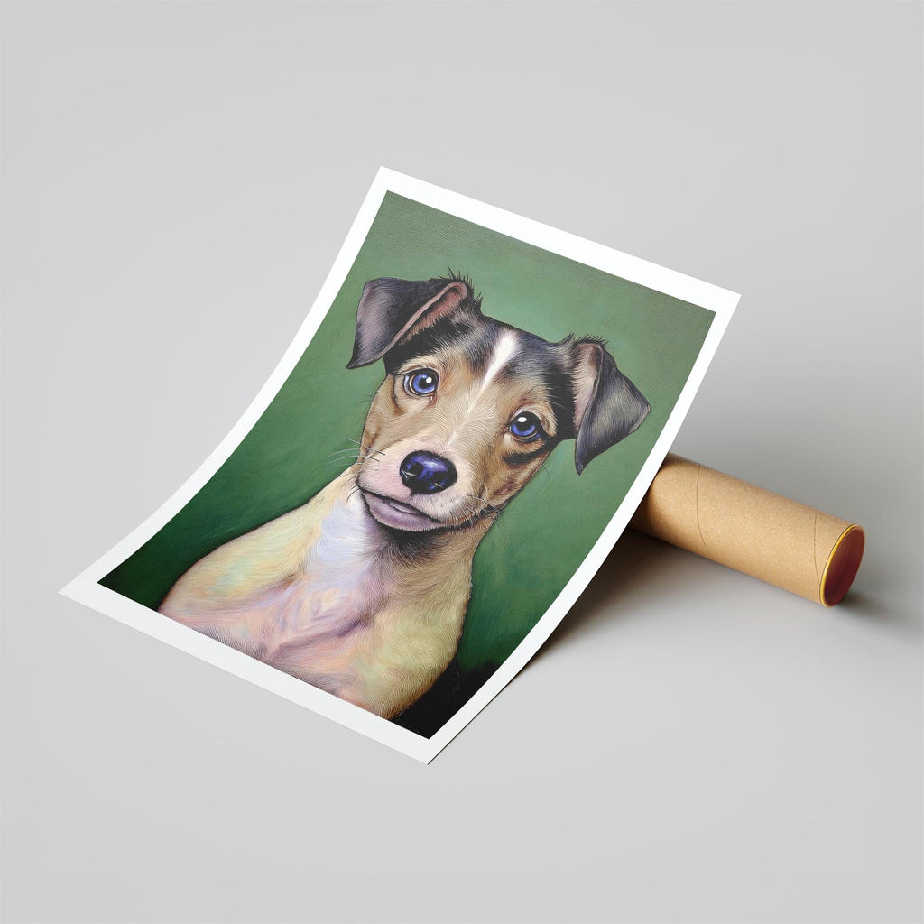 Jack Russell Green Painted Series image 6