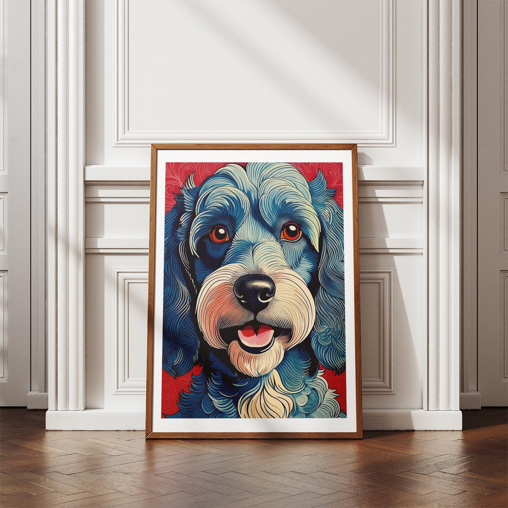 Cavoodle Hokusai Japanese Inspired Dog Series 3 image 4