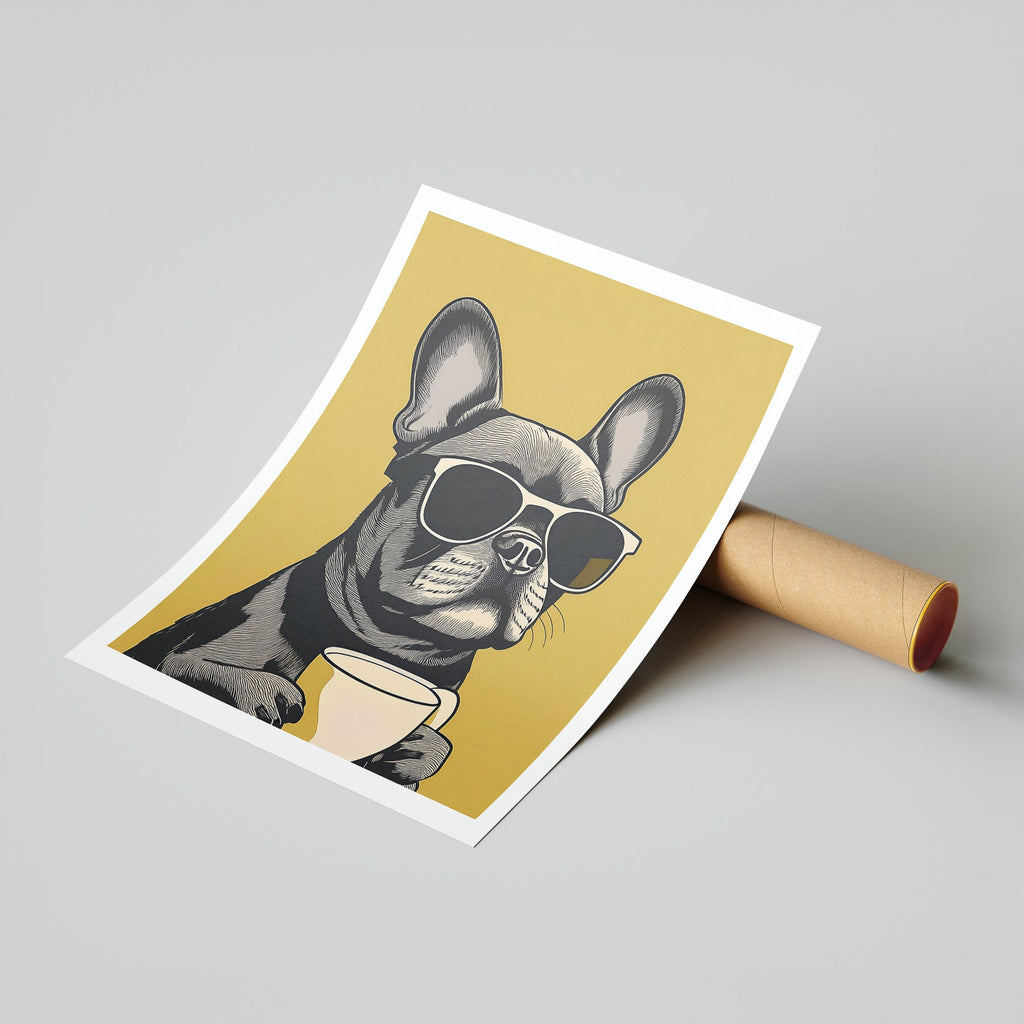 French Bulldog Chillin Coffee Dog image 7